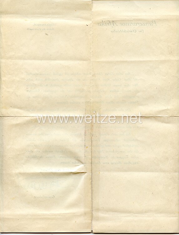 Heer - Originalunterschrift von Ritterkreuzträger Generaloberst Erwin Rommel Bild 2