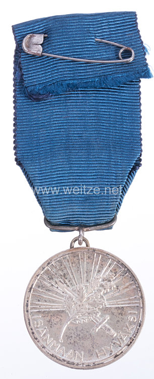 Finnland Orden der weißen Rose Silberne Verdienstmedaille Bild 2