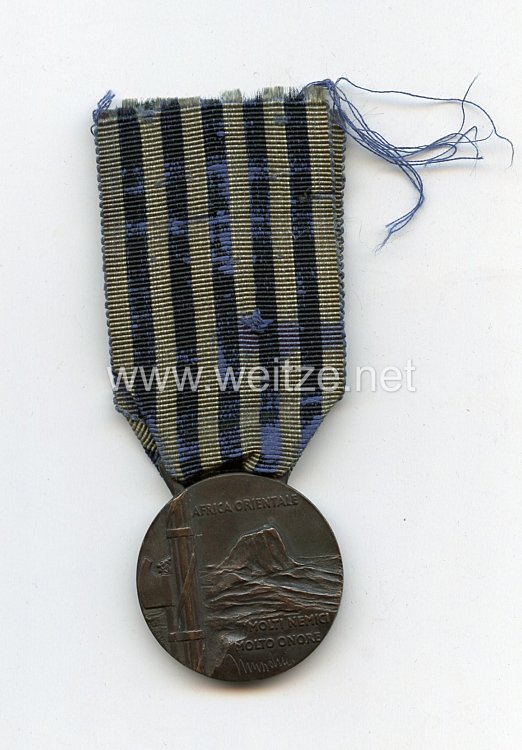 Italien Verdienstmedaille Africa-Orientale mit Spange "Fert" Bild 2