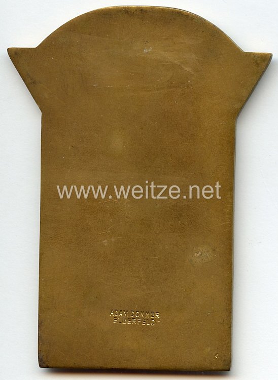 NSKK / DDAC - nichttragbare Teilnehmerplakette - " Westmark Winterfahrt 21. Januar 1934 " Bild 2