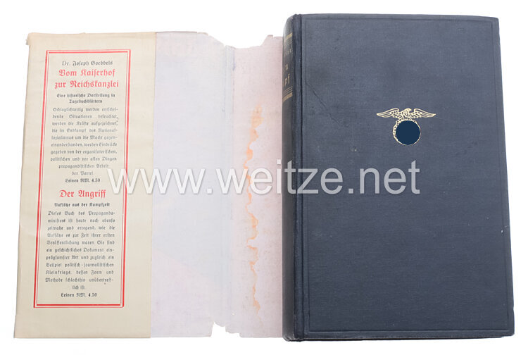 Mein Kampf - Volksausgabe  von 1938 mit Schutzumschlag, Bild 2