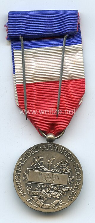 Frankreich "Médaille Travail Commerce Industrie " Bild 2