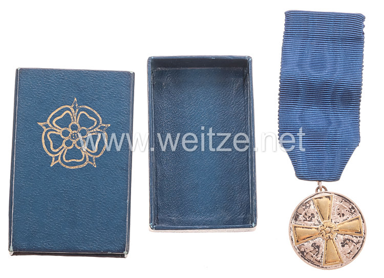 Finnland Orden der weißen Rose Silberne Verdienstmedaille Bild 2