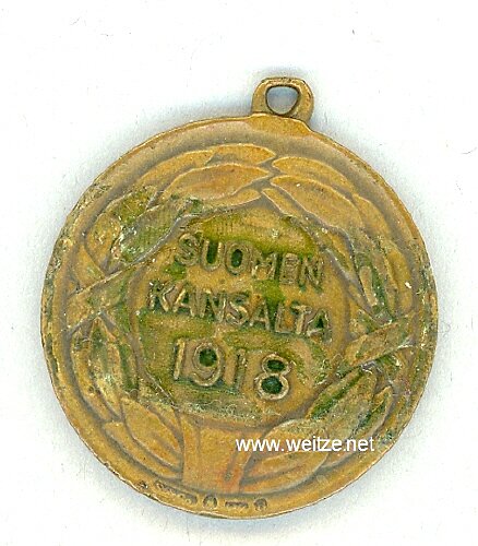 Finnland Freiheitsmedaille in Bronze 1918 Bild 2