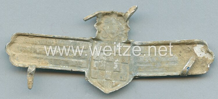 Kroatien 2. Weltkrieg Brustabzeichen der Kroatischen Armee NDH Bild 2