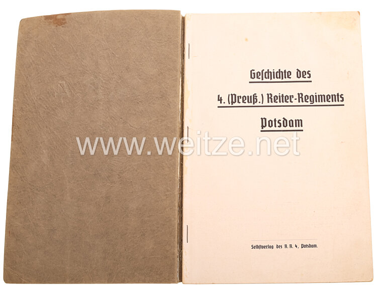 R.R.4 - Geschichte des 4. (Preuß.) Reiter-Regiments Potsdam, Bild 2