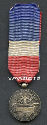 Frankreich "Médaille Travail Commerce Industrie " Bild 2